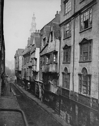 Wych Street, ca. 1876 door Alfred and John Bool